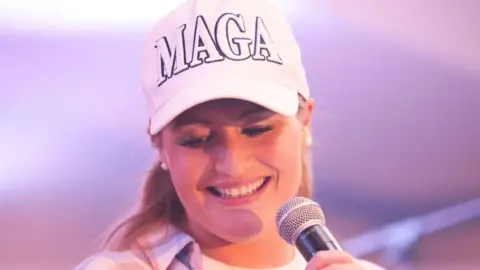 Getty Images Jenna Ellis at a Trump campaign event