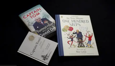 Andy Meeson/BBC Cpt Sir Tom's books