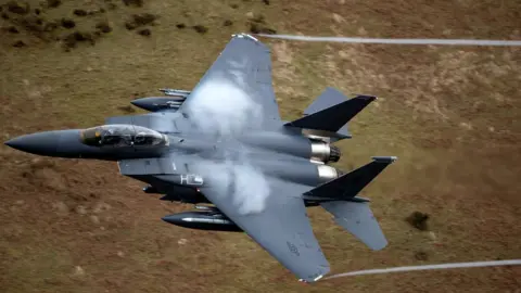 Getty Images F15 in flight