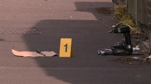 Crime scene in Blackbird Leys