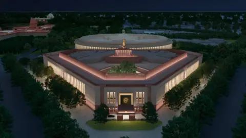 Government of India A view of the new building