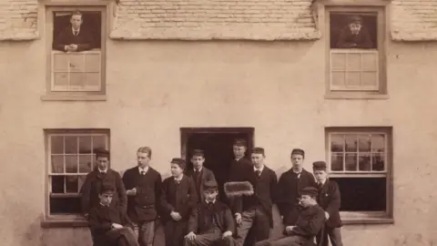 Uppingham School 1876 Borth Boarders At Mrs Aitken's House 2 Princes Street, Borth