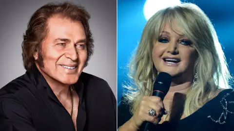 BBC/Getty Images Engelbert Humperdinck and Bonnie Tyler