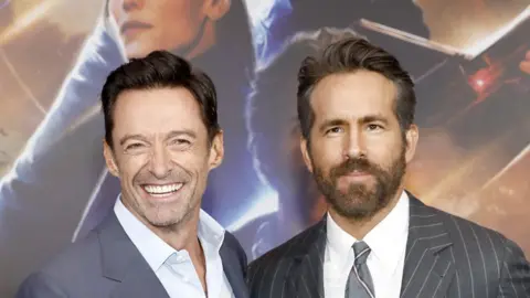 Getty Images Hugh Jackman and Ryan Reynolds