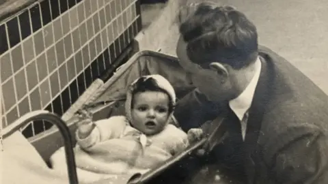 Denise Paluch Denise with father