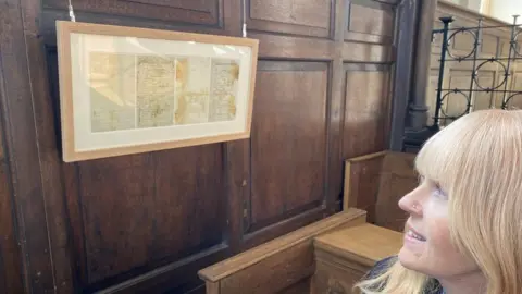 Seventeen Nineteen Tracey Mienie, from Seventeen Nineteen, and the note on the back of the order of service