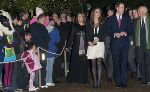 Getty Images Prince William and Kate at the Thursford Christmas Spectacular