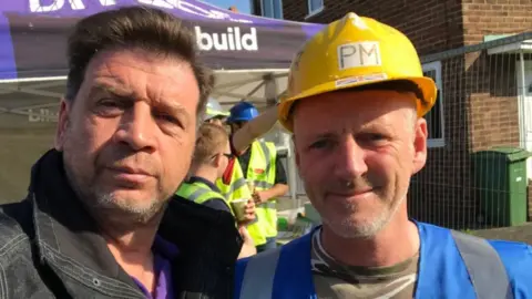 Nick Knowles Nick Knowles (left) and Paul Matson