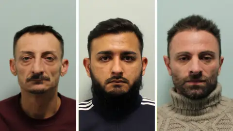 Met Police Alessandro Maltese, Jugoslav Jovanovic and Alessandro Donati