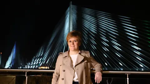 PA Nicola Sturgeon on the Queensferry Crossing