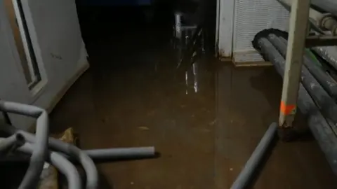 Flooded basement