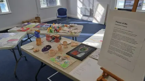 Swindon Borough Council Image of a table of artwork