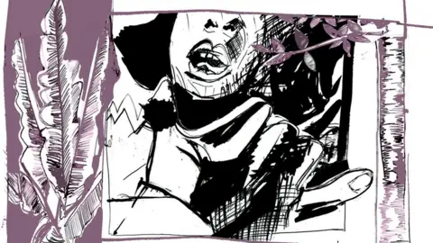 BBC Illustration depicting a confrontation