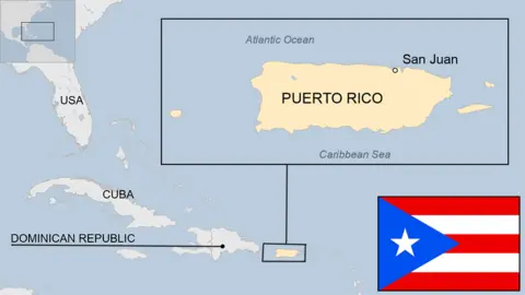 map of Puerto Rico