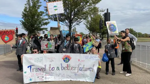 BBC climate protest