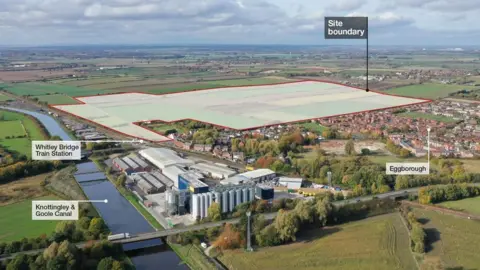 Banks Property Aerial image of the development's site