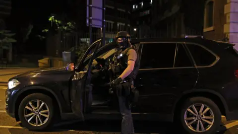 Getty Images Armed police officer