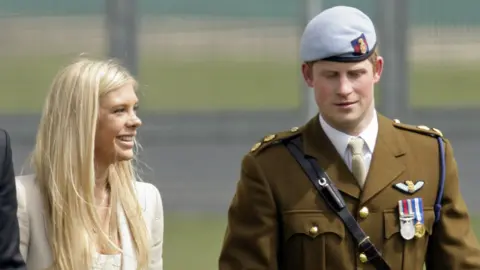 Getty Images Prince Harry and Chelsy Davy in 2010