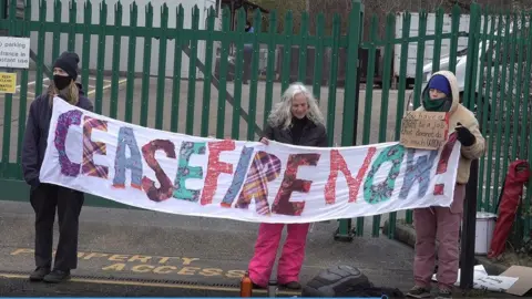 Eddie Mitchell Pro-Palestine protest in Brighton