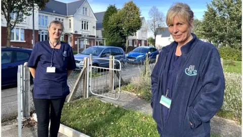 Nicola Peta Hales and Jane Davies