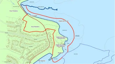 MoD Map of Dalgety Bay