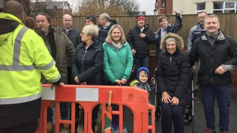 LDRS Residents' protest