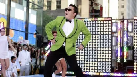 Reuters Korean rapper-singer Psy performs on NBC"s 'Today show in New York in this 14 September 2012 file photograph.