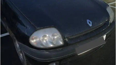 Devon and Cornwall Police Picture of the car in the car park