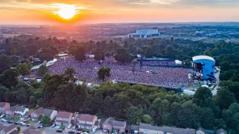 Geoff Robinson Ed Sheeran at Chantry Park