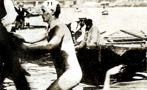 Getty Images Frederick Lane, swimmer; Olympic Games, Paris, 1900