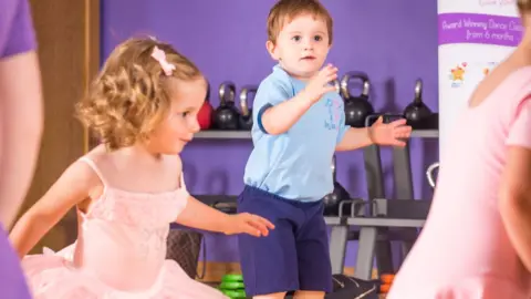 Emma Morgan A boy and a girl at a dance class