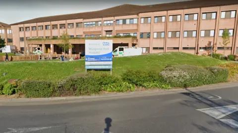 Google Exterior of Musgrove Park Hospital in Taunton