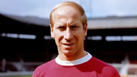 PA Media File photo dated 30-07-1968 of Bobby Charlton, Manchester United