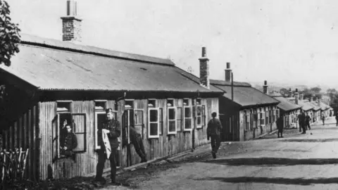 Great War Huts St Lucia Barracks, Borden, in Hampshire