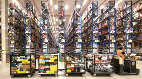 Getty Images Amazon fulfilment centre Swansea