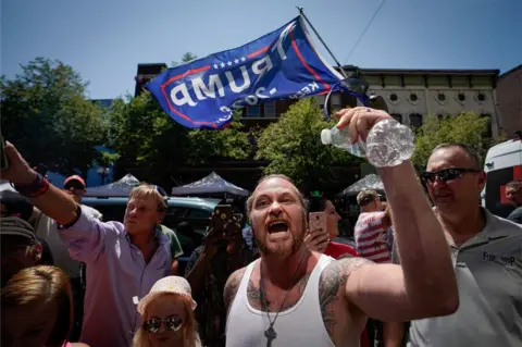 Reuters Trump supporters in Dayton, 7 August