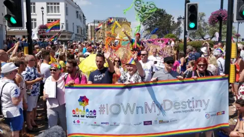 BBC UK Pride on the Isle of Wight