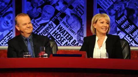 BBC/Hat Trick/Richard Kendall Ian Hislop and Nadine Dorries on Have I Got News For You