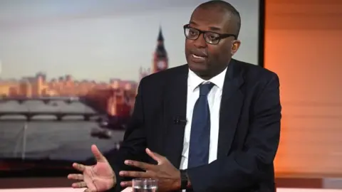 BBC Business Secretary Kwasi Kwarteng MP, interviewed on BBC news and current affairs analysis programme