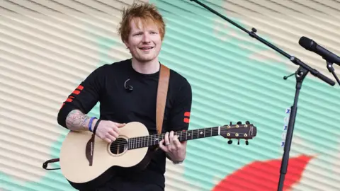 PA Media Ed Sheeran