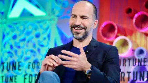 Getty Images Uber chief executive Dara Khosrowshahi