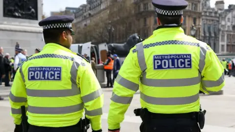 Getty Images Police officers in London