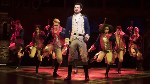 Matthew Murphy Jamael Westman as Alexander Hamilton in Hamilton