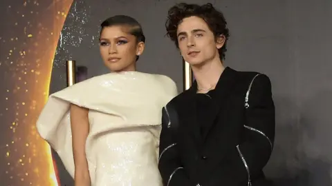 Getty Images Zendaya and Timothée Chalamet