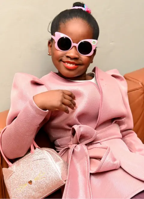 Getty Images Thingo Khumalo at the Season 3 premiere launch of Life with Kelly Khumalo in The Mesh Club, Rosebank on July 02, 2022 in Johannesburg, South Africa.