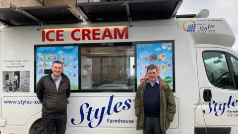 BBC Styles ice-cream van