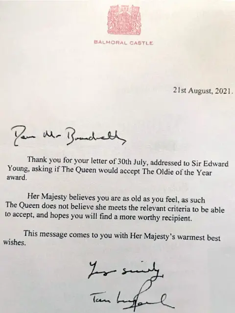 The Oldie Letter from the Queen's assistant private secretary to the Oldie magazine