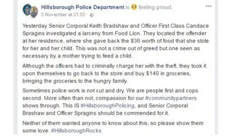 Hillsborough Police Department Facebook of Hillsborough Police Department