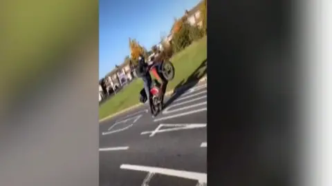 TikTok Person on a motorbike