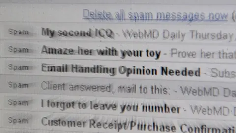 Getty Images Spam in email inbox